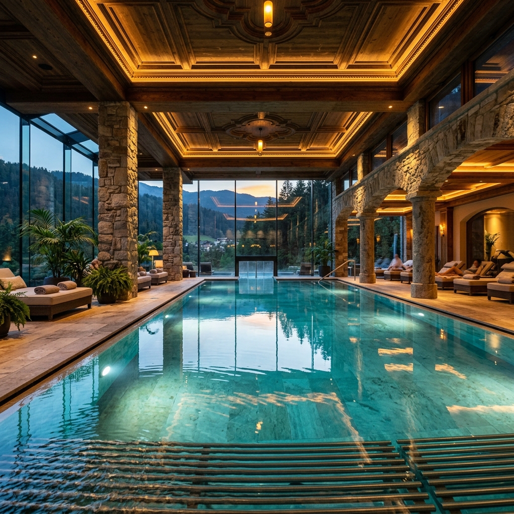Serene relaxation lounge at Real Pearl Spa